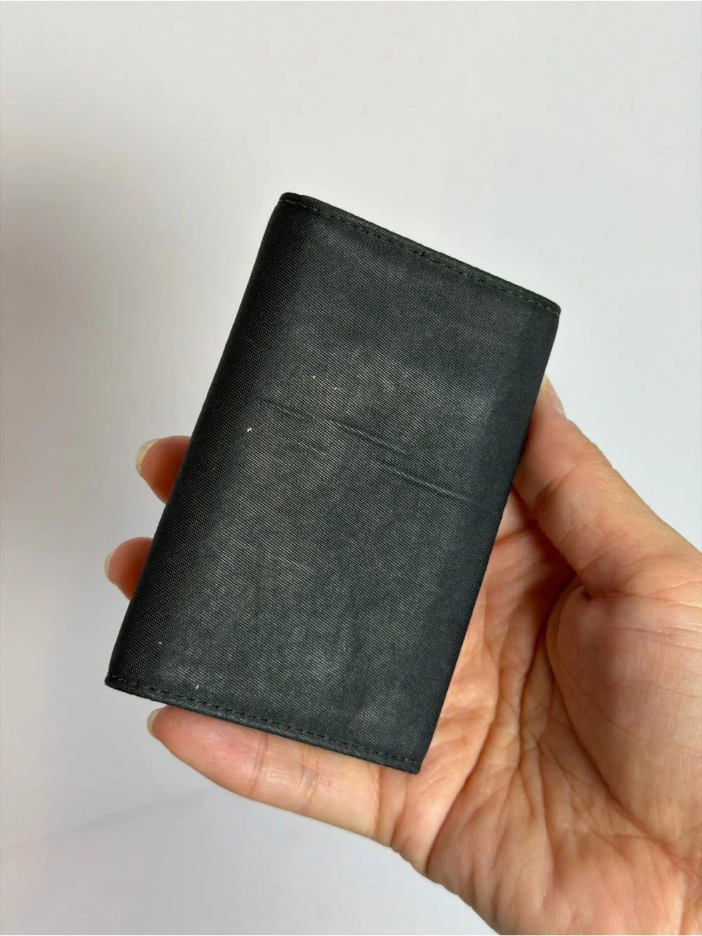Prada Black Nylon Keyholder